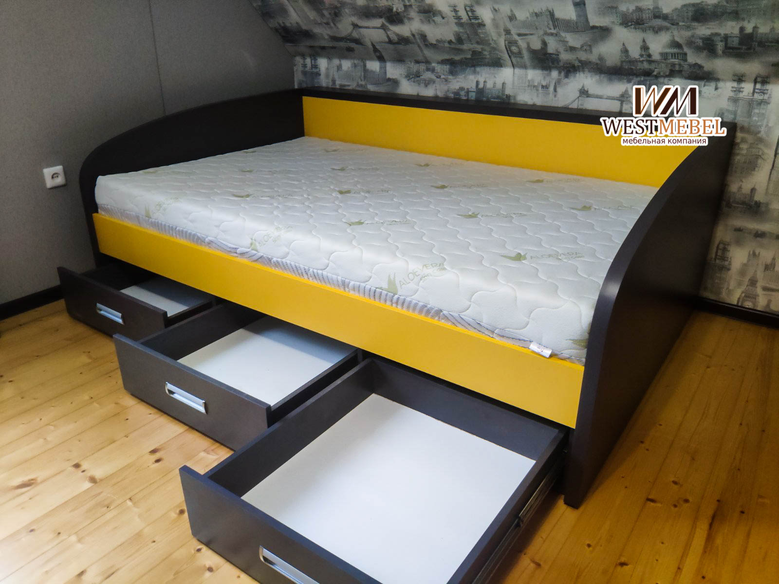 Детские кровати с ящиками для хранения в интернет-магазине MnogoDivanov.ru от 2310 руб.